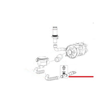 RACCORD EN T DE VIDANGE ORIGINE ITW - RQ6572