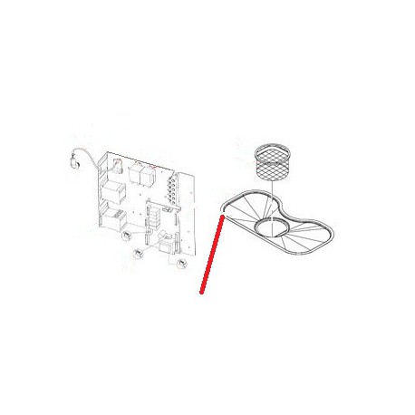 FILTRE CAPOT AVEC TROU ORIGINE ITW - RQ6535