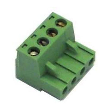 CONECTOR VERDE PAS 5.08MM REDONDO 4 POLOS - IQ0682