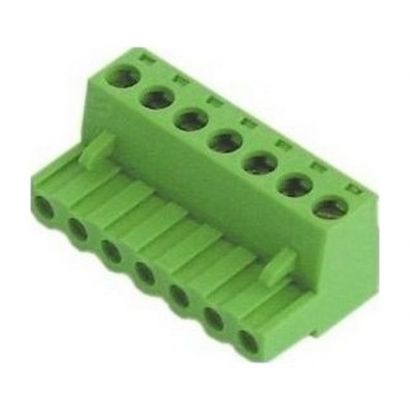 CONNETTORE VERDE 9 POLI D.5MM - IQ0696