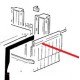 PERCHA A CORTINAS L660MM
