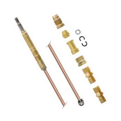 LOT DI 5 THERMOCOUPLES UNIVERSELS SIT 1200MM T60 ORIGINALE