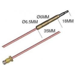 LOT DE 5 THERMOCOUPLES 1200MM SIT M9X1 ORIGINE