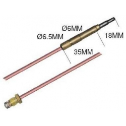 LOT OF 5 THERMOCOUPLES 1200MM SIT M9X1 GENUINE
