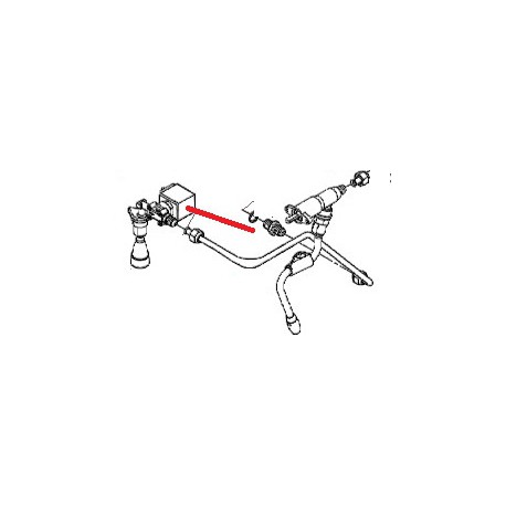 SUPPLY TUBE. HOT WATER VALVE ORIGIN CIMBALI - PQ7873