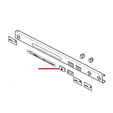 PULSANTE RISCALDA TAZZA - PQ6800