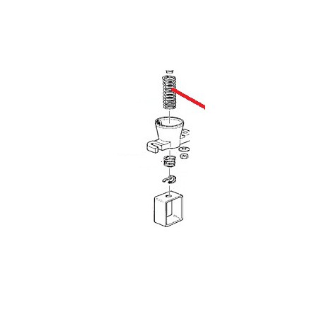 LOWER FLASK SPRING ORIGIN CIMBALI - PQ6687