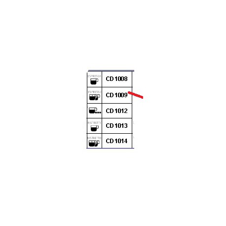 BOUTON 2 EXPRESSO ORIGINE CIMBALI - PQ6554