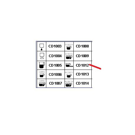 BOUTON SELECT AVEC REPETITION ORIGINE CIMBALI - PQ6567