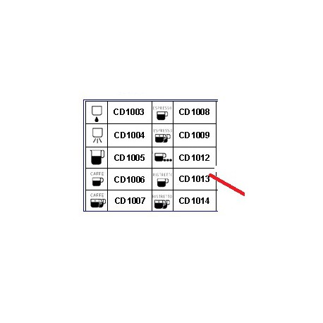 BUTTON 1 RISTRETTO GENUINE CIMBALI