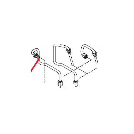 TUBE VALVE-RACCORD IN T GENUINE CIMBALI