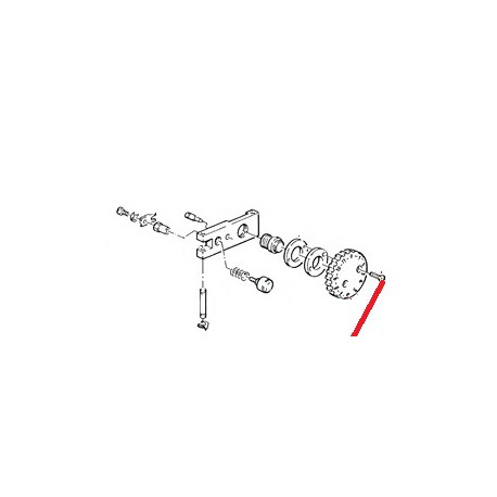 RED MILL ADJUSTMENT HANDLE ORIGIN CIMBALI - PQ445