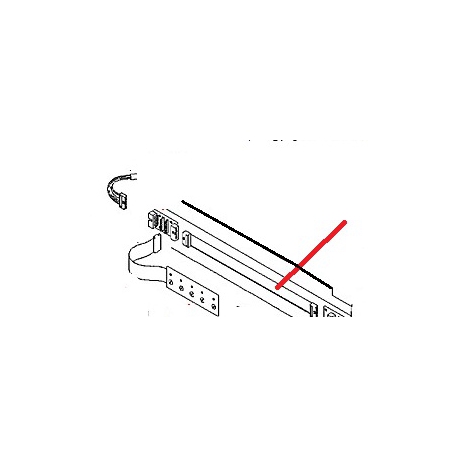 CABLE PLAT 20 PICOTS 335MM ORIGINE CIMBALI - PQ6784