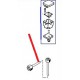 TUBE CHAUDIERE-SENSEUR ORIGINE CIMBALI - PQ6935