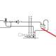 TUBO INGRESSO EAU-ELECTROVANNE ORIGINALE CIMBALI