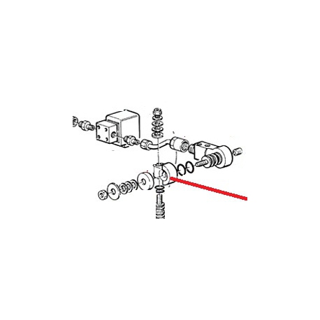 TUYAU ALIMENTATION ELECTROVANNE ORIGINE CIMBALI - PQ6584