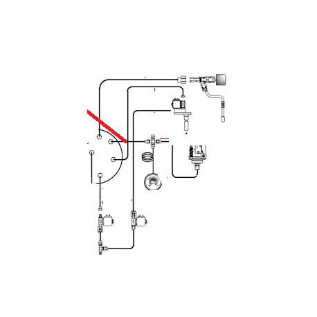 BOILER TUBE / WATER TAP WATER ORIGIN CIMBALI - PQ6061