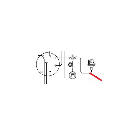 TUBE PRESSOSTAT ORIGINE CIMBALI - PQ6718