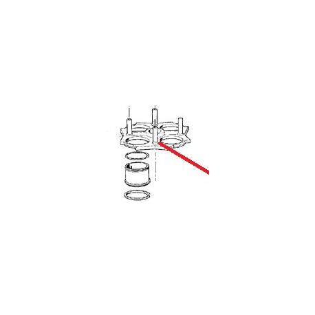 TURNING TABLE D42 Anti-clockwise ORIGIN CIMBALI - PQ6658