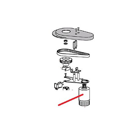 MOTOR WITH PULLEY GENUINE CIMBALI