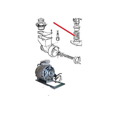 MOTEUR 220V M49/M51 ORIGINE CIMBALI - PQ402