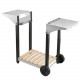 DESSERTE POUR PLANCHA 900 L:1580MM L:400MM H:840MM 