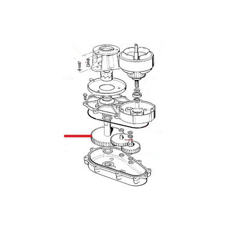 PIGNON COTE EVAPORATEUR ORIGINE SCODIF - FPQ879