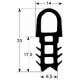 TUERDICHTUNG SILIKON 10 X 1/1 - TIQ65287