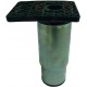 PIEDE REGOLABILE AMMOBILIA BASSO D50MM 140-185MM PLATINE 98X - VASQ671