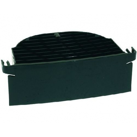 GRILLE NECTA 250354 DE ZONE DE DISTRIBUTION NOIR POUR KIKKO