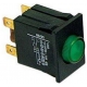 PUSHBUTTON 2 POLES. LUMINOUS GREEN - TIQ8721