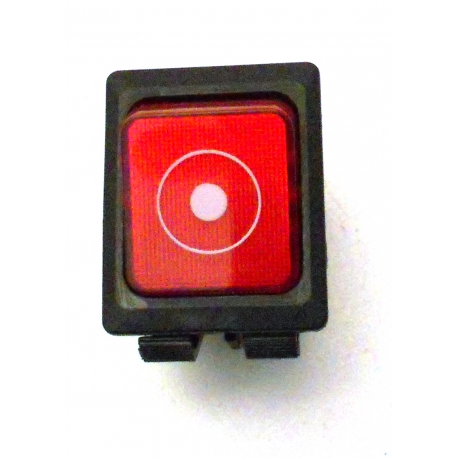 INTERRUPTEUR ROUGE 2POLES 16A - TIQ8855