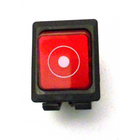 INTERRUPTEUR ROSSO 2POLI 16A 250V 30X22MM B17185Â° - TIQ8855