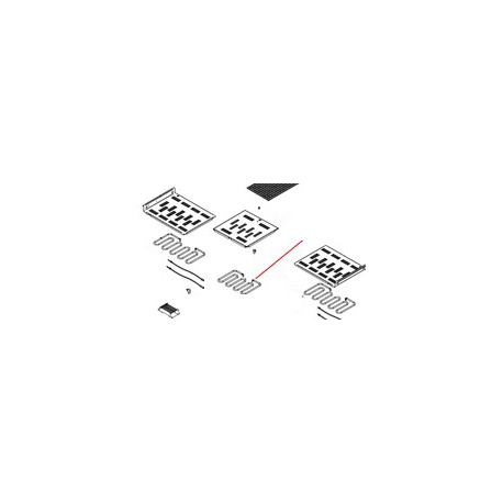 RESISTENZA SCALDATAZZE L=188 - FQ6406