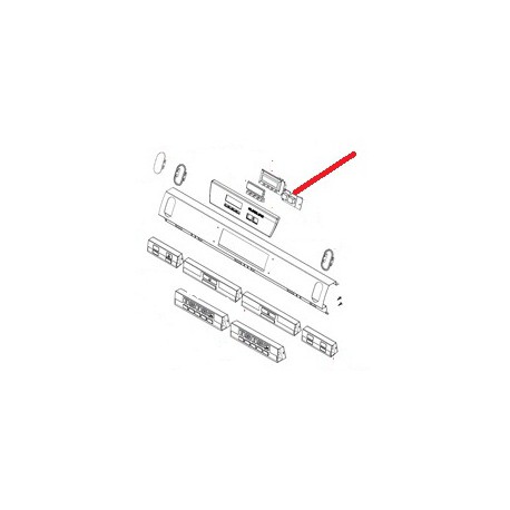 CLAVIER 2 BOUTONS ORIGINE SIMONELLI - FQ7576