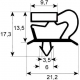 FRIGOPO/TECNODOM MAGNETIC CABINET DOOR SEAL L:1558M