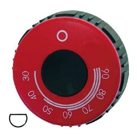 MANETTE ROUGE D75MM 30-90Ã¸ - TIQ10945