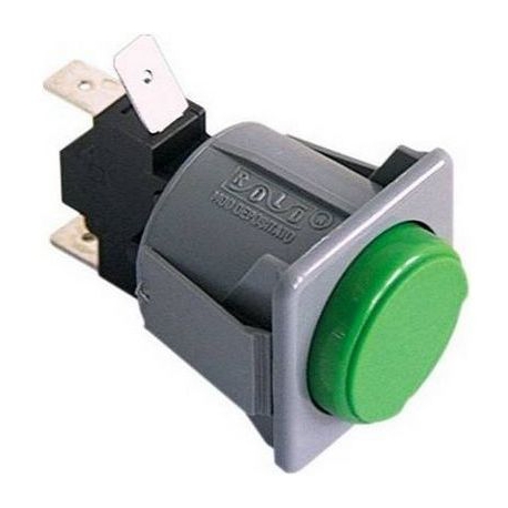 BOTON PULSADOR VERDE 28X28MM 1 - TIQ8036