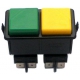 GRUPPO 2 PULSANTI JAUNE/VERT - TIQ8034