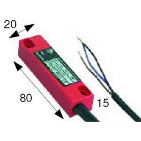 MICRO-RUPTEUR MAGNETIQUE BULBE 80X20MM 250V 3A - TIQ8114