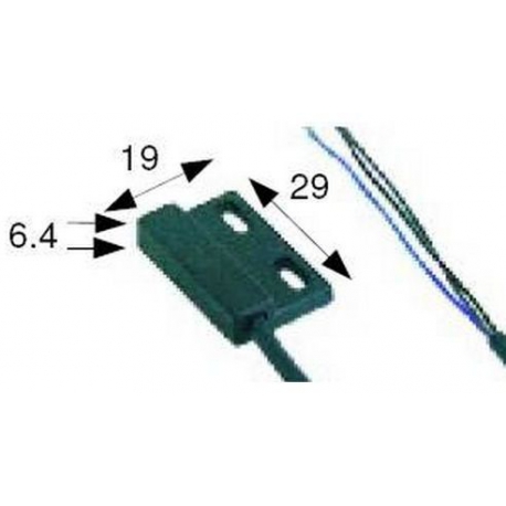 REED SWITCH 250V 0.5A 10W CABLE=5000MM - TIQ8125
