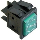 SCHAUGLAS 230V GRUNE 30X22MM SYMBOL ECLAIR