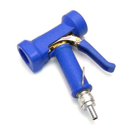 PISTOLET ANTI-CHOC AVEC EMBOUT ET COUPLEUR RAPIDE BLEU - TIQ3543