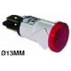 RED LAMP 13MM 220V - UQ459