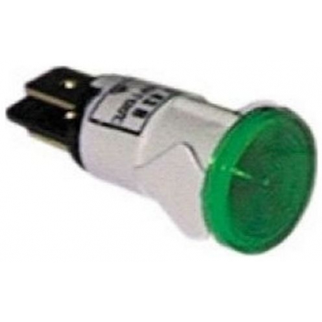 VOYANT VERT 13MM 220V ORIGINE - UQ408