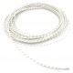 CORD NICKEL 2.5MMÃ½ PAR 10M BRUN/BLANC SILICONE. HERKUNFT - TIQ3124