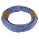 LOT DE 25M CORDON COBRIZO 4.0MMÃ½ AZULES SILICONE - TIQ3132