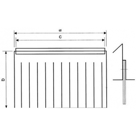 PROTECTION CURTAIN 700X420X690 MEIKO - ITQ6591