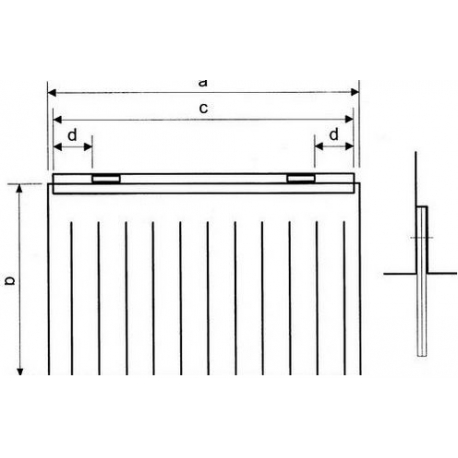 RIDEAU 700X400X690X130MM - ITQ6507