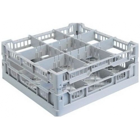 CESTO 9 CASES 112X122MM L:400MM L:400MM H:65MM PLASTICA - ITQ409